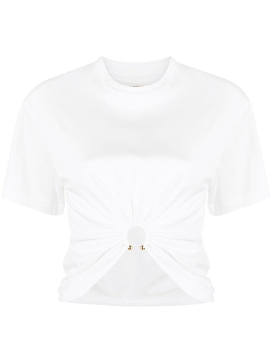 T-Shirt With Gathered Detail