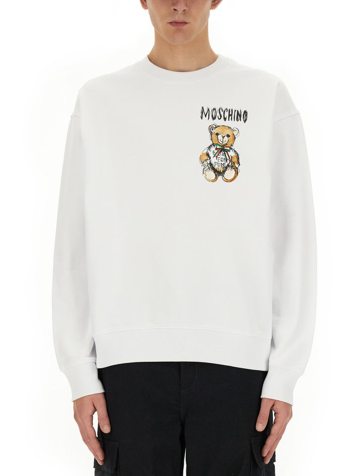 Moschino Sweatshirts - White | Wanan Luxury