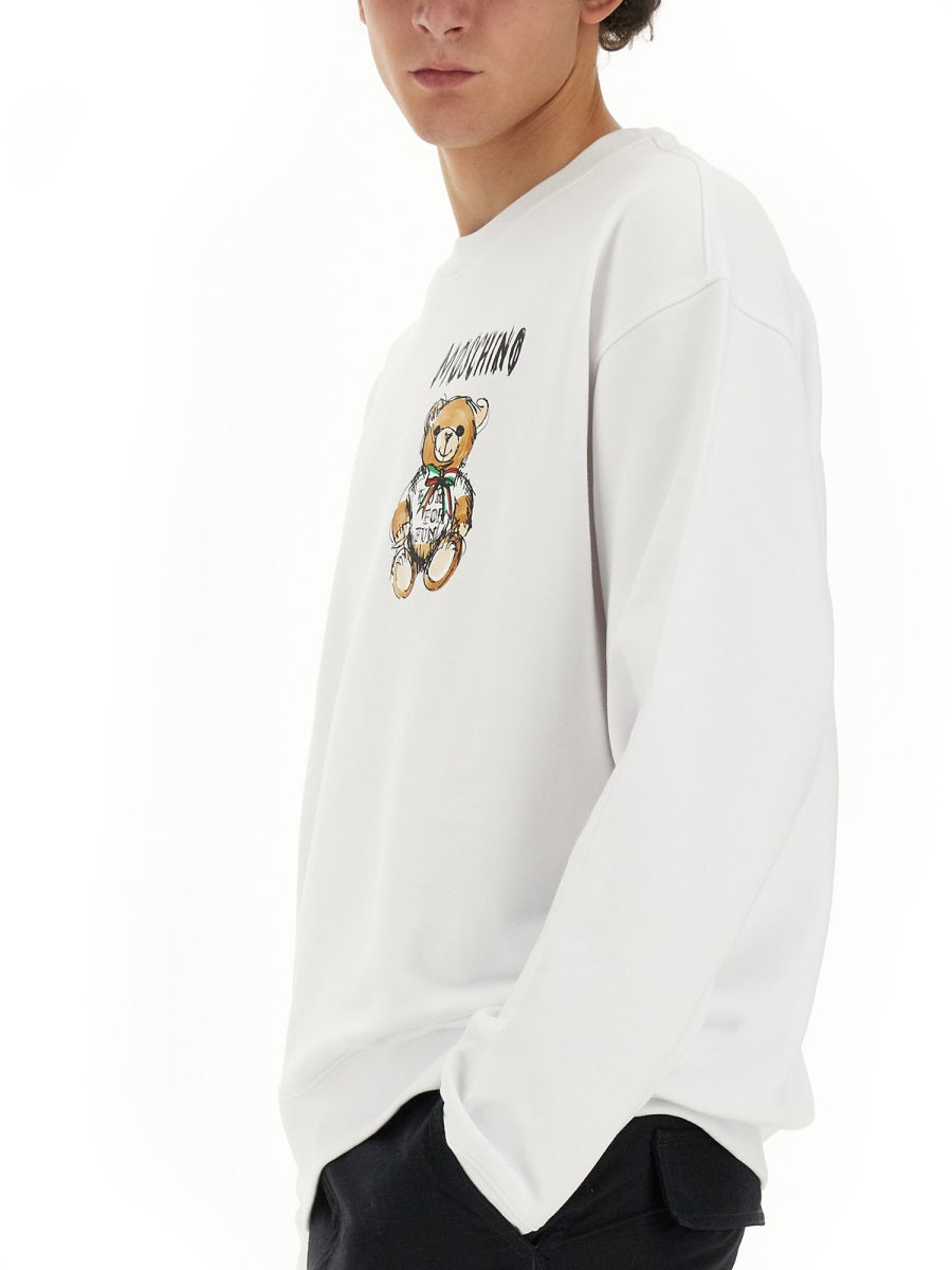 Moschino Sweatshirts - White | Wanan Luxury