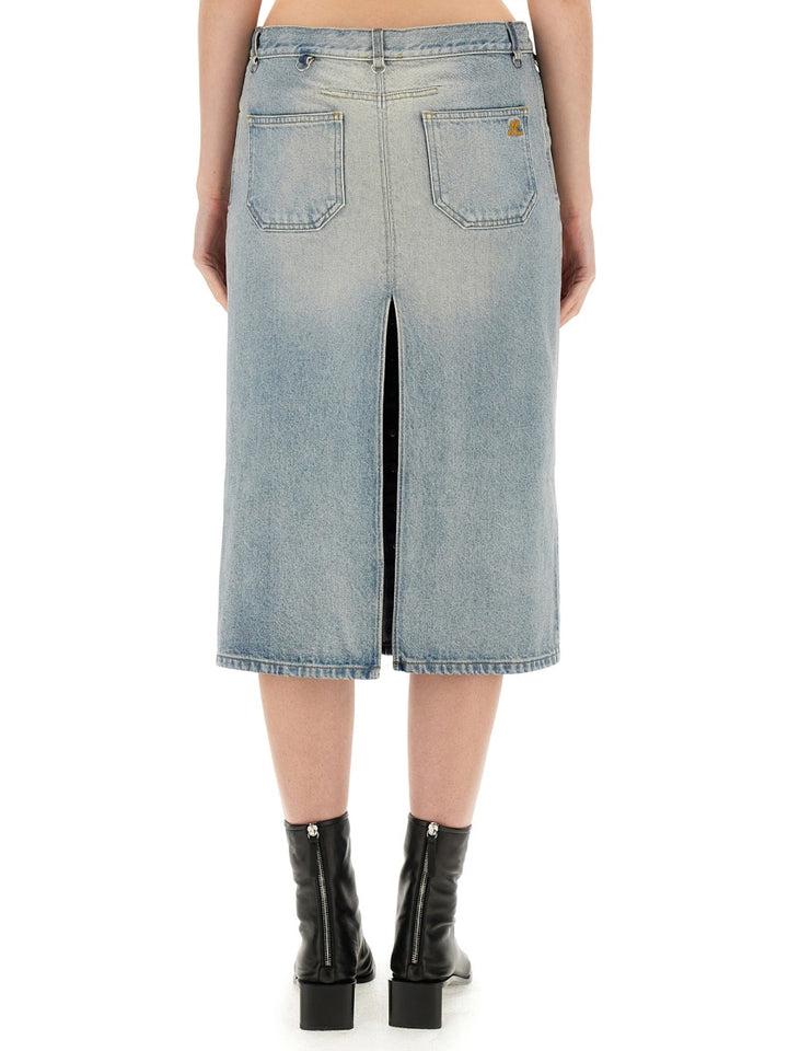 CourrèGes Skirts - Denim | c3a791c9f6deb0b7da14df7dc1170b2b6a4641b7