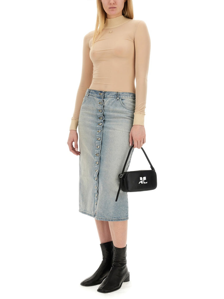 CourrèGes Skirts - Denim | 53b8b3281adbf19b6a0f4d5d213725155d06e753