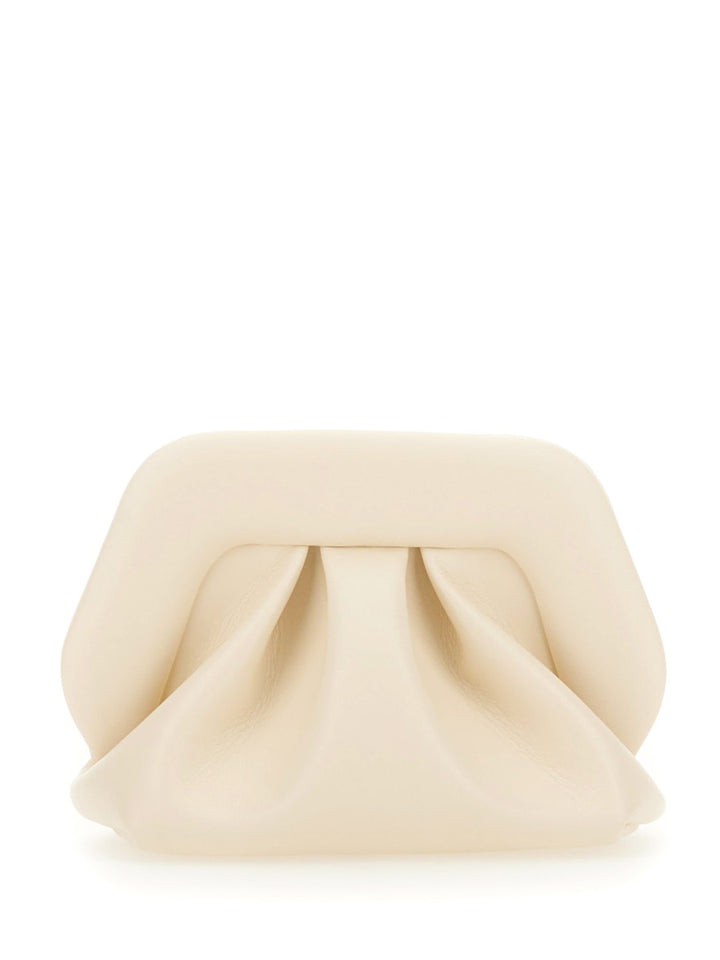 Themoirè Clutch Bags - White | Wanan Luxury