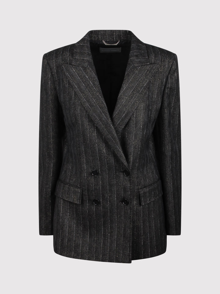 Lurex pinstripe jacket