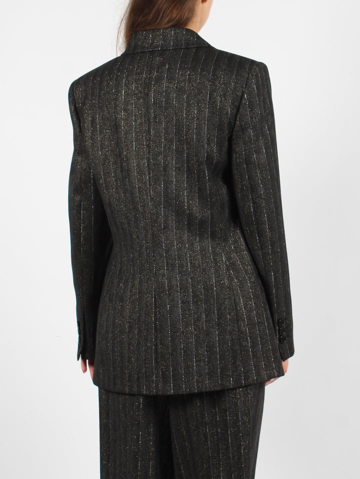 Lurex pinstripe jacket