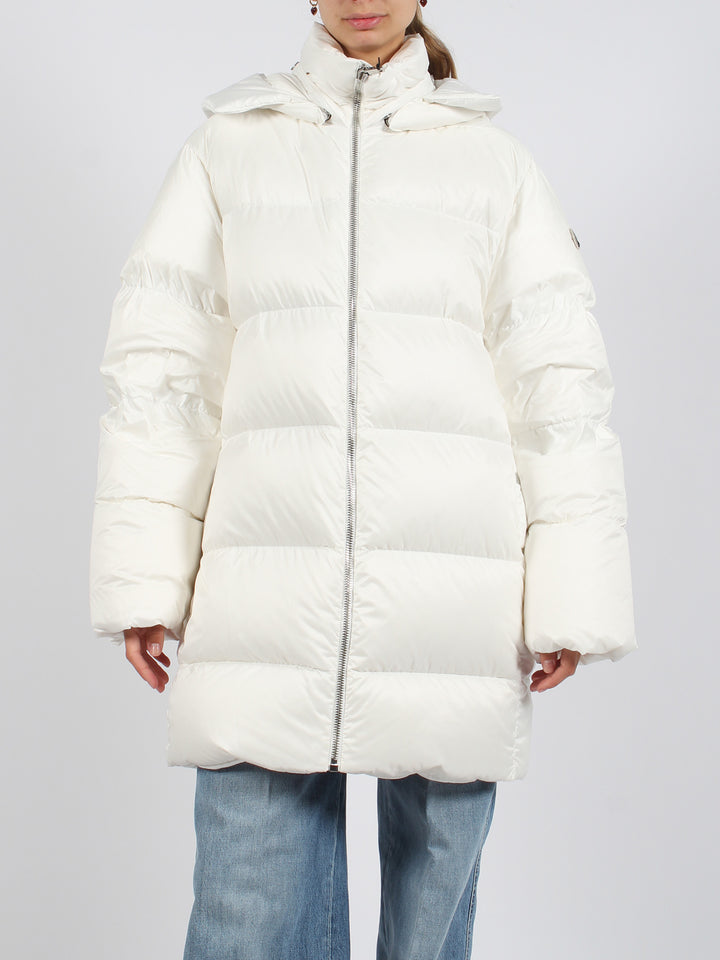 Hooded cyclopic coat