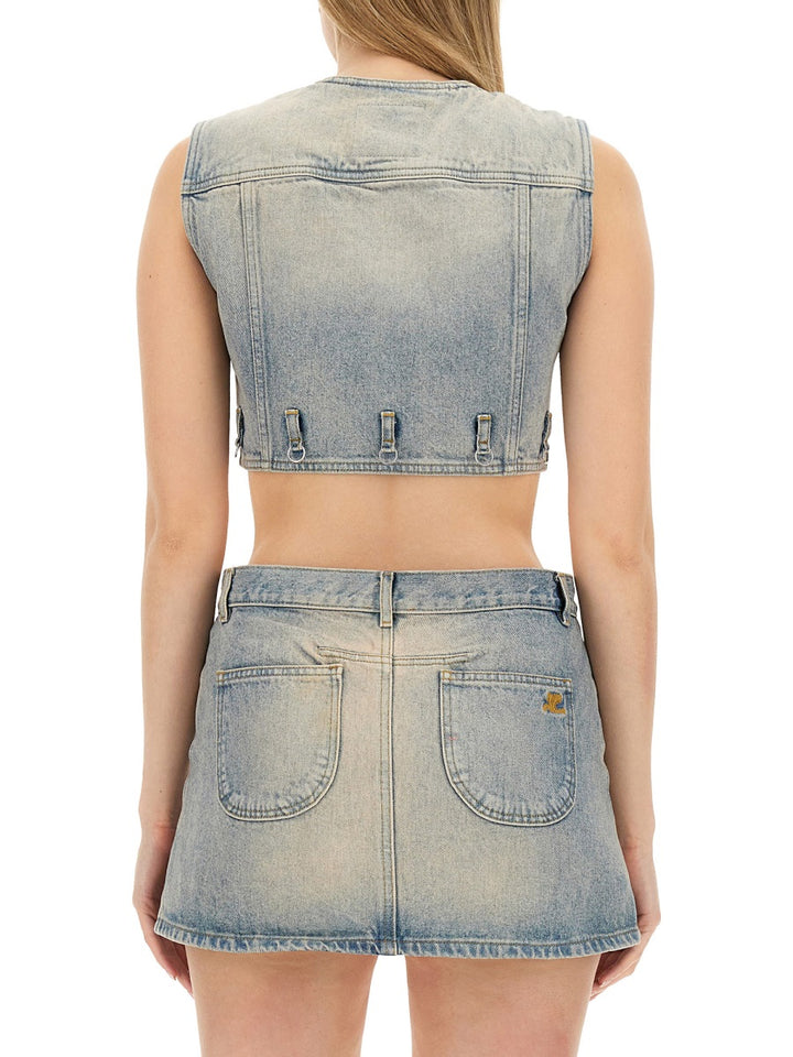 CourrèGes Tops - Denim | 4271cfd259e68987eac07b45bd51295cf97fd8ab