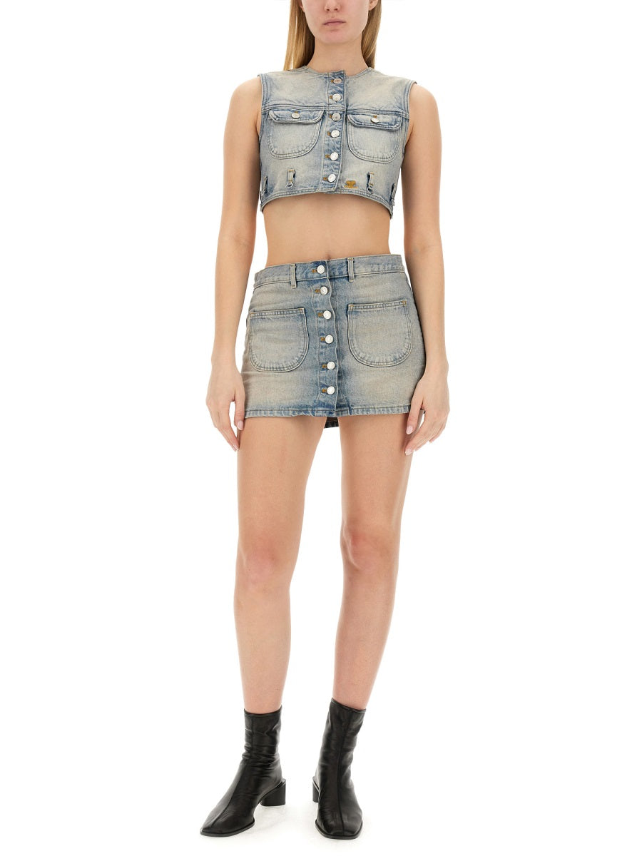 CourrèGes Tops - Denim | 688d85409fcfb5d061509ac89a988604a5bd4131