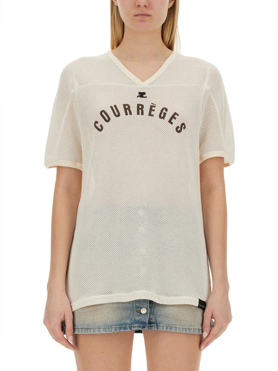 Courrèges T shirts - White | Wanan Luxury