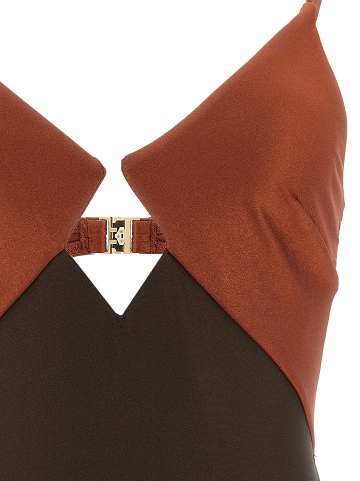 Zimmermann Aster Beachwear - Brown | f2c38342f6bfe9a383610c6e54f91c6223b61120