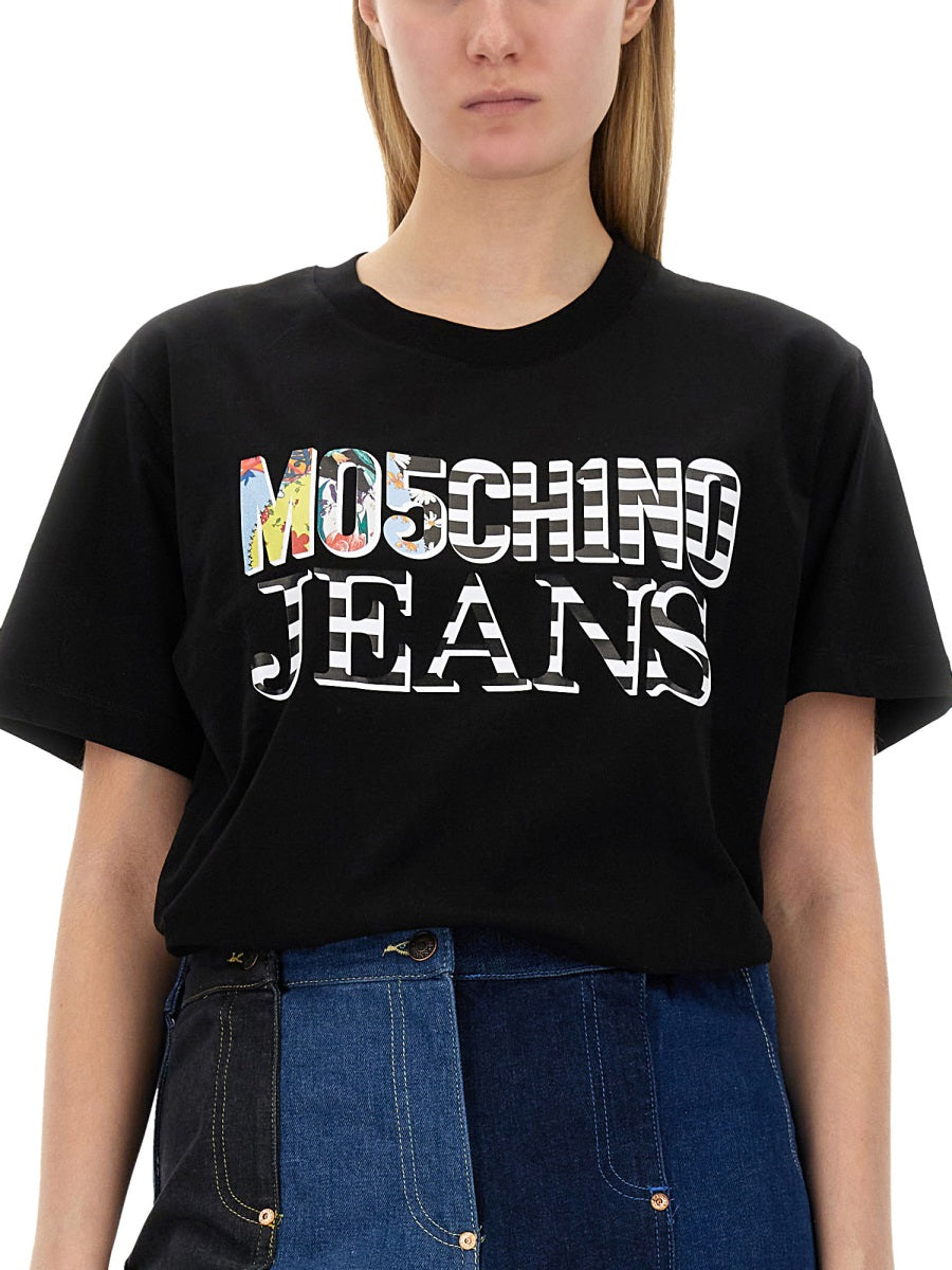 Moschino Jeans T shirts - Black | Wanan Luxury