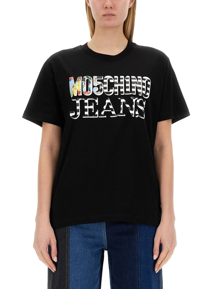 Moschino Jeans T shirts - Black | Wanan Luxury