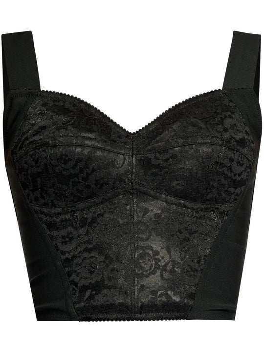 Corset With Lace Edge