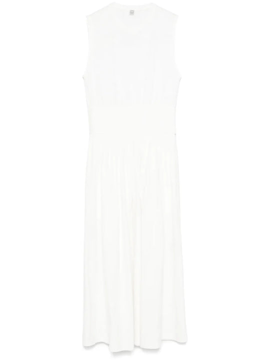 Long Sleeveless Cotton Dress