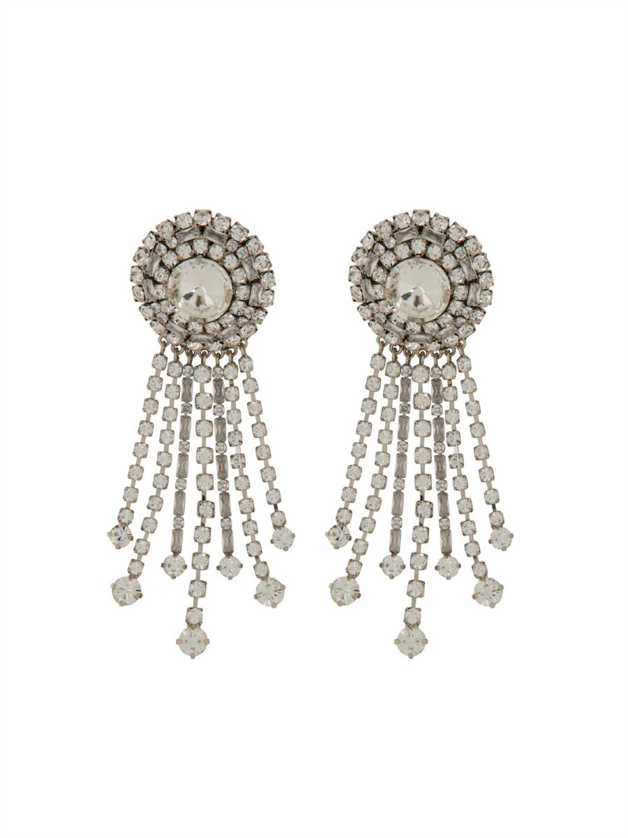 Alessandra Rich Earrings - Silver | Wanan Luxury