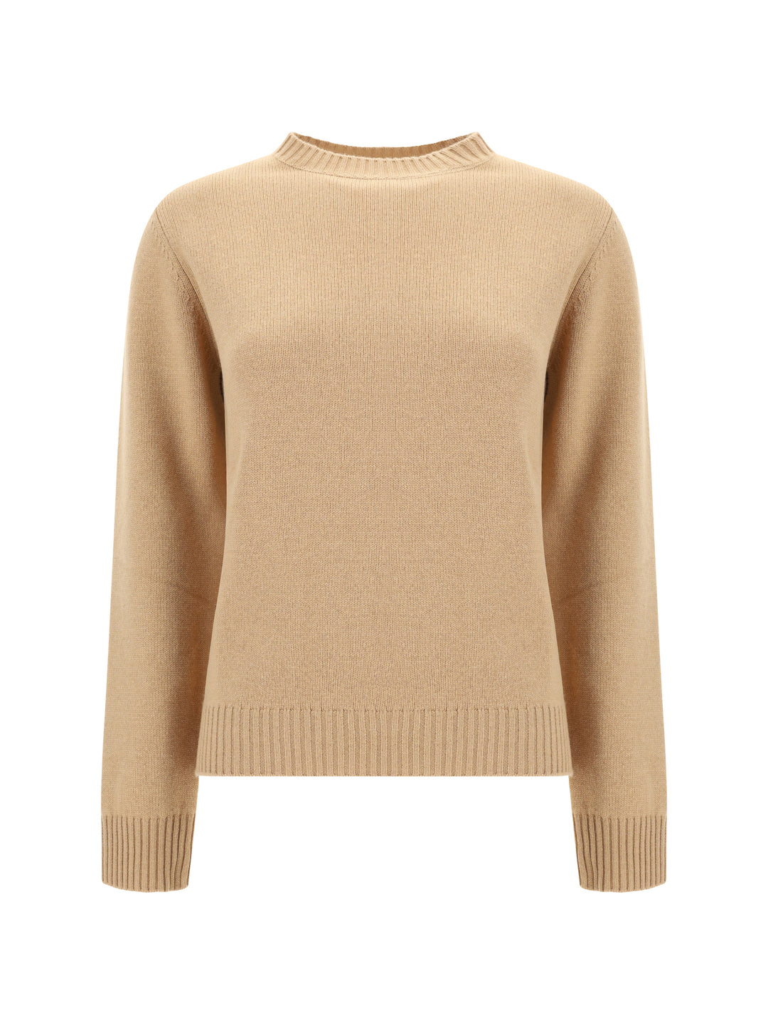 CREW NECK SWEATER WITH OPENWEAVE DETAIL