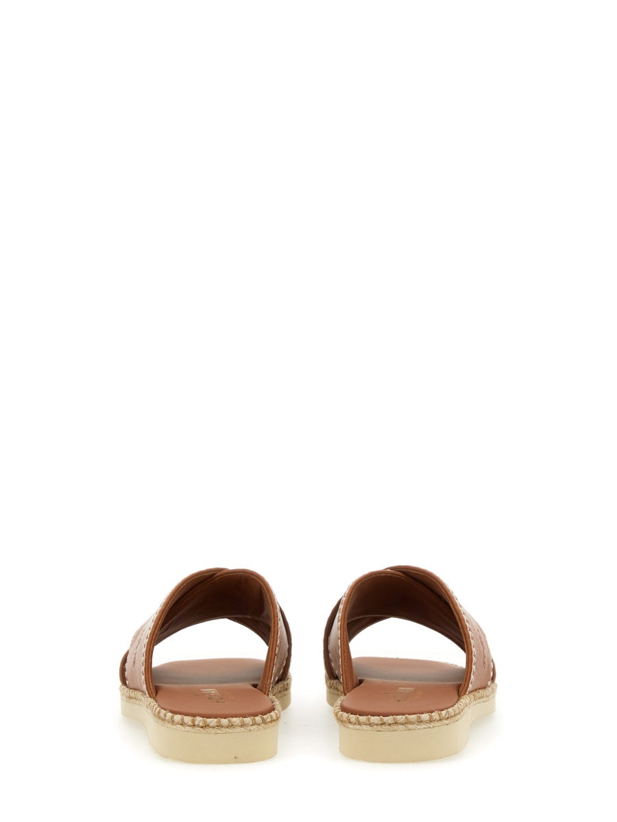 Hogan Sandals - Brown | Wanan Luxury