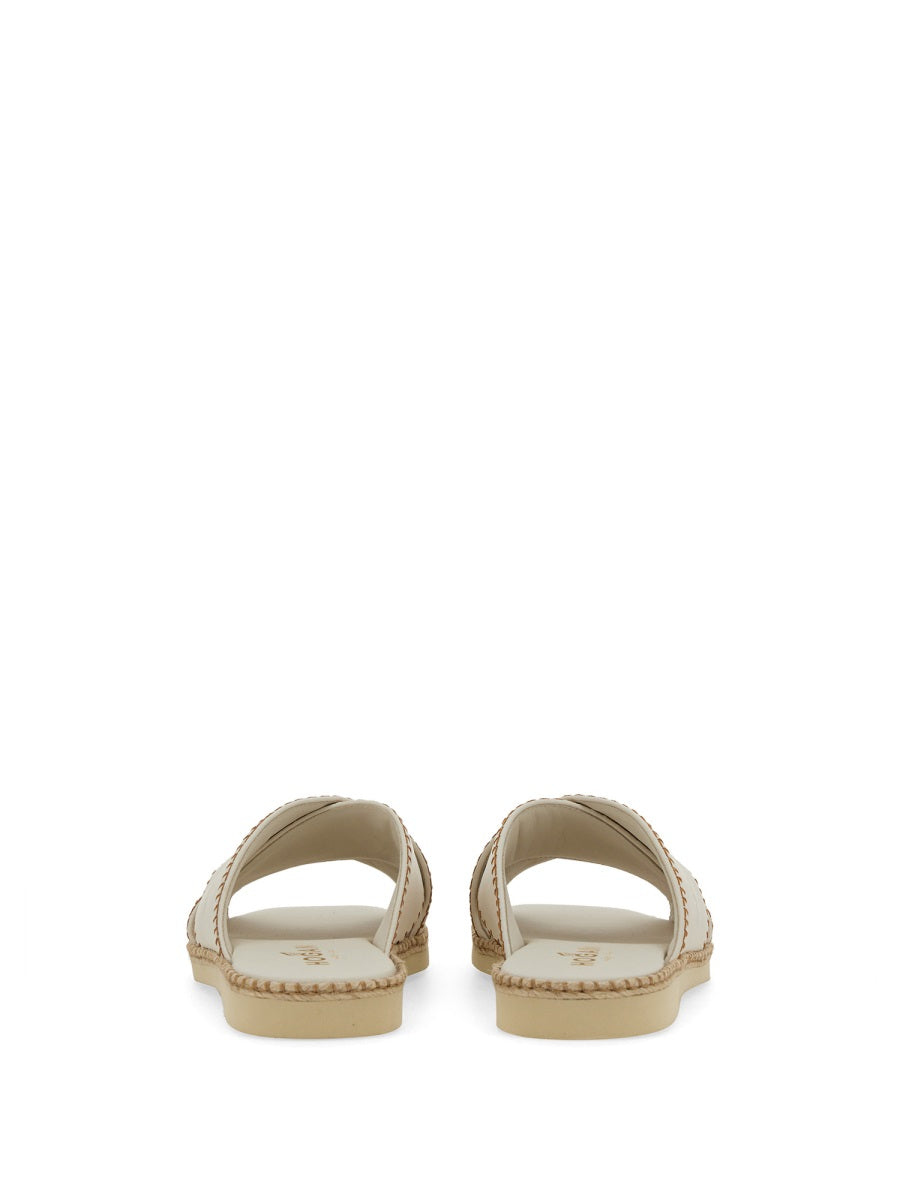 Hogan Sandals - White | Wanan Luxury