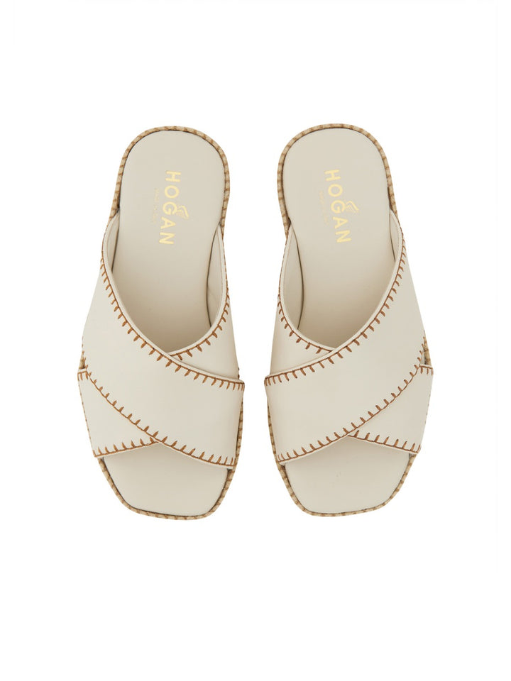 Hogan Sandals - White | Wanan Luxury