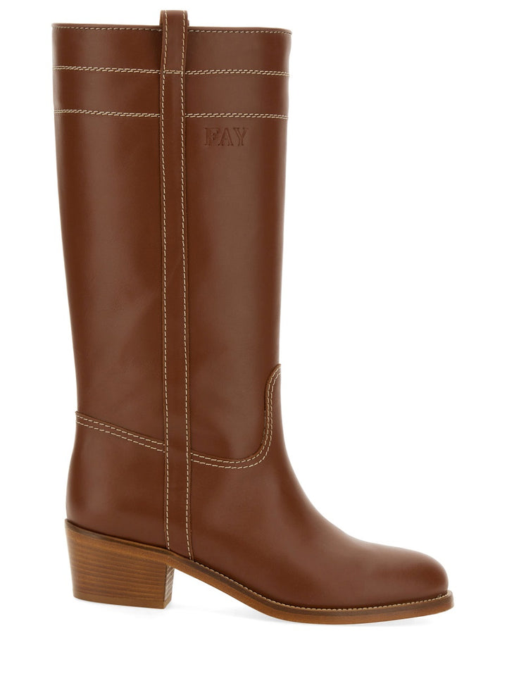 Fay Boots - Brown | Wanan Luxury