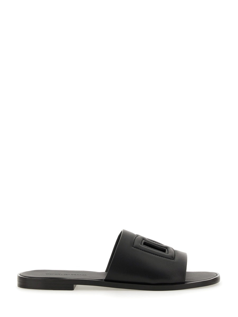 Dolce & Gabbana Sandals - Black | Wanan Luxury