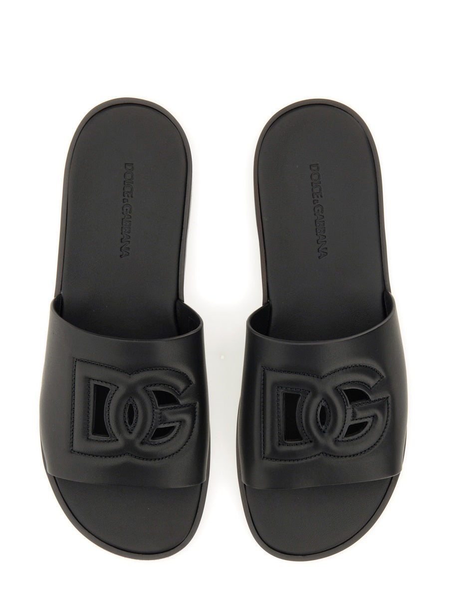Dolce & Gabbana Sandals - Black | Wanan Luxury