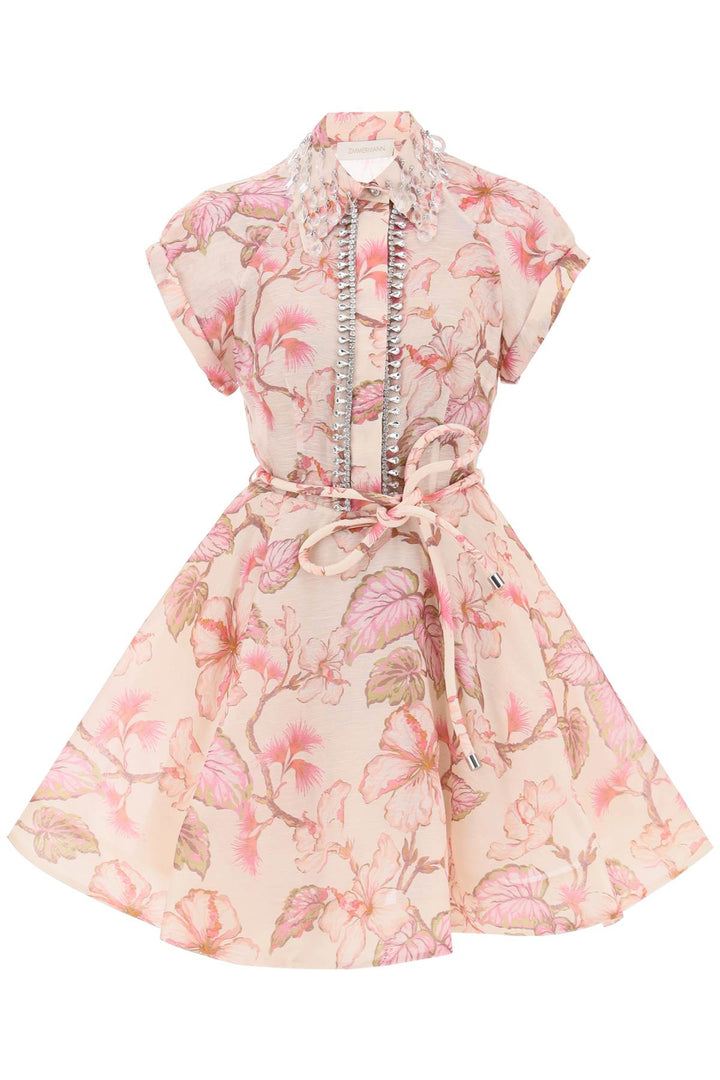 Matchmaker Flip Floral Dress With Appliqués