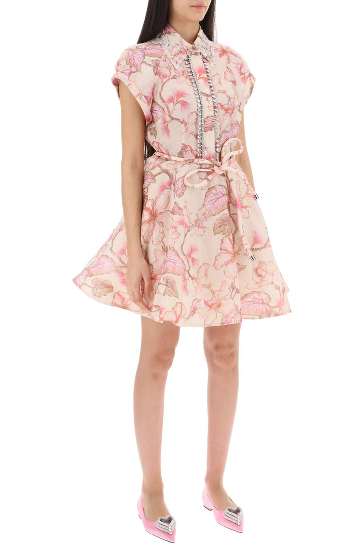 Matchmaker Flip Floral Dress With Appliqués