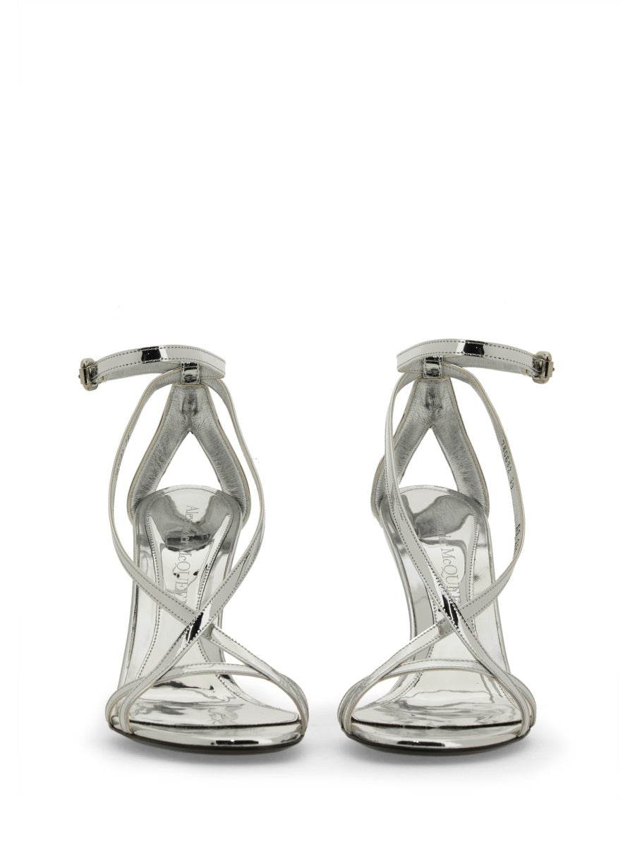 Alexander McQueen Sandals - Silver | Wanan Luxury