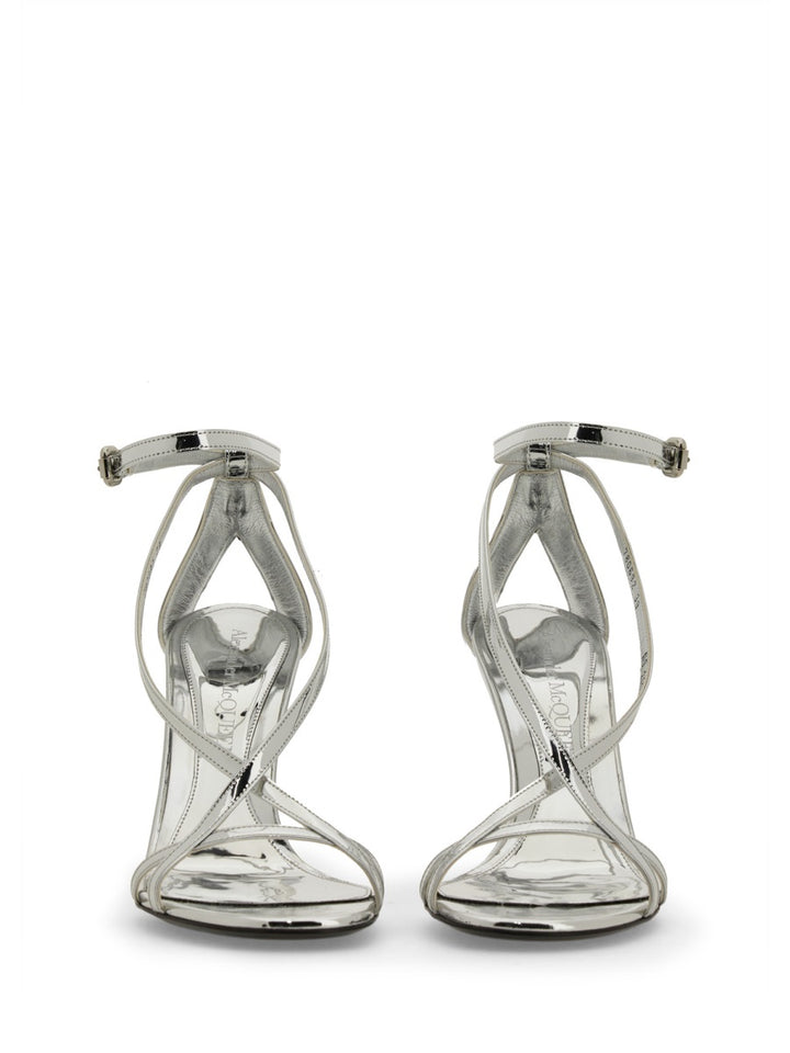 Alexander McQueen Sandals - Silver | Wanan Luxury