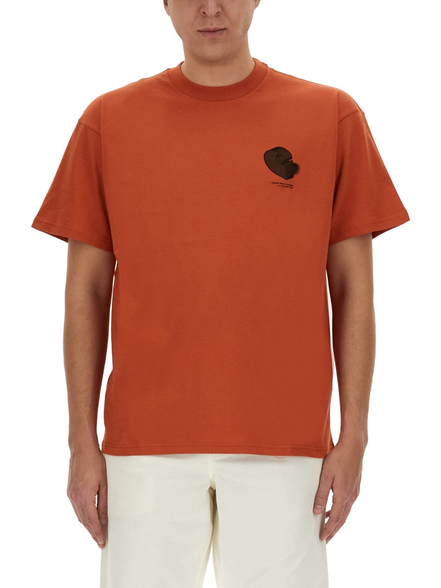 Carhartt Wip T shirts - Orange | Wanan Luxury