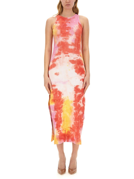 Dress With Tie & Dye Treatment