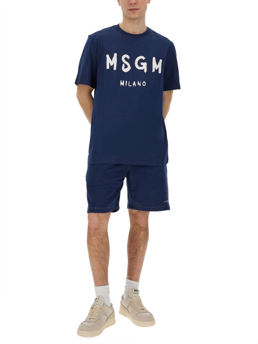 MSGM Shorts - Blue | Wanan Luxury