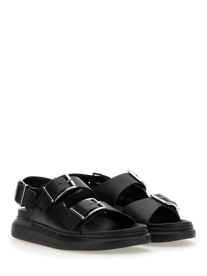 Alexander McQueen Sandals - Black | Wanan Luxury