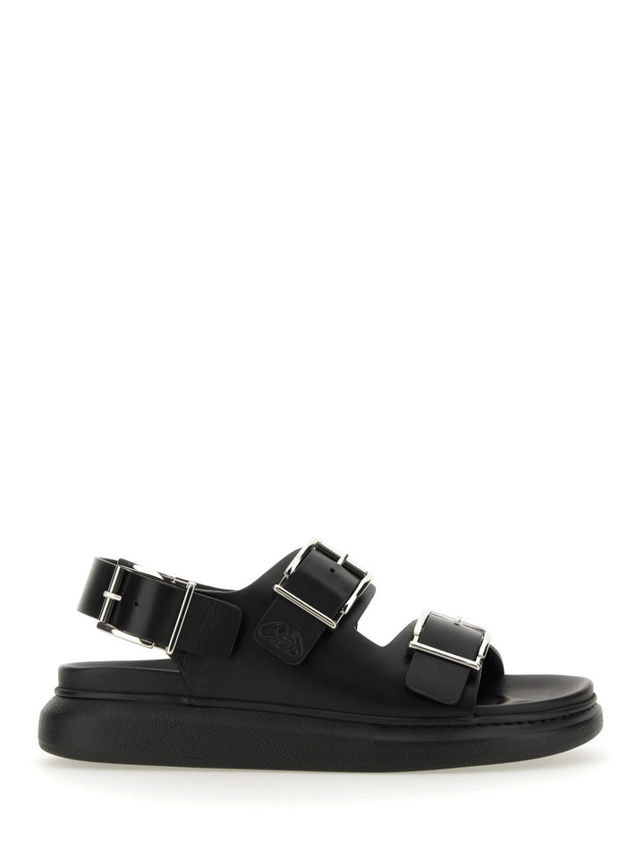 Alexander McQueen Sandals - Black | Wanan Luxury