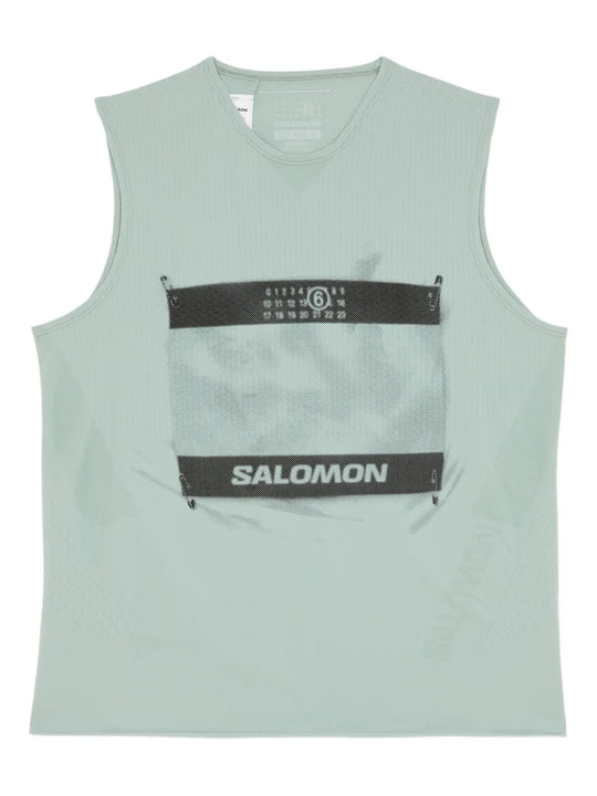 Mm6 Maison Margiela X Salomon X Salomon Logo Tank Top