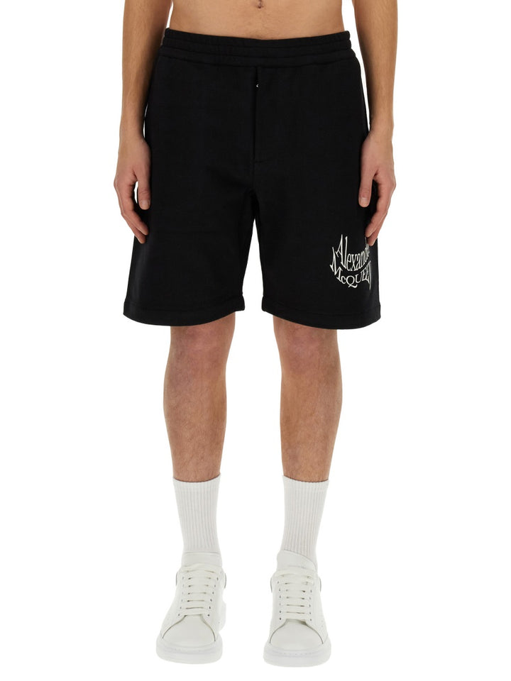 Alexander McQueen Shorts - Black | Wanan Luxury
