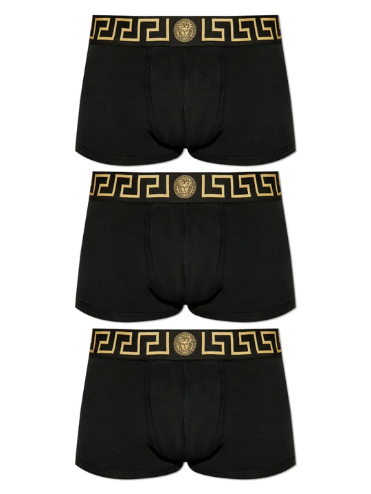 Set Of Three Boxers With Greca Border