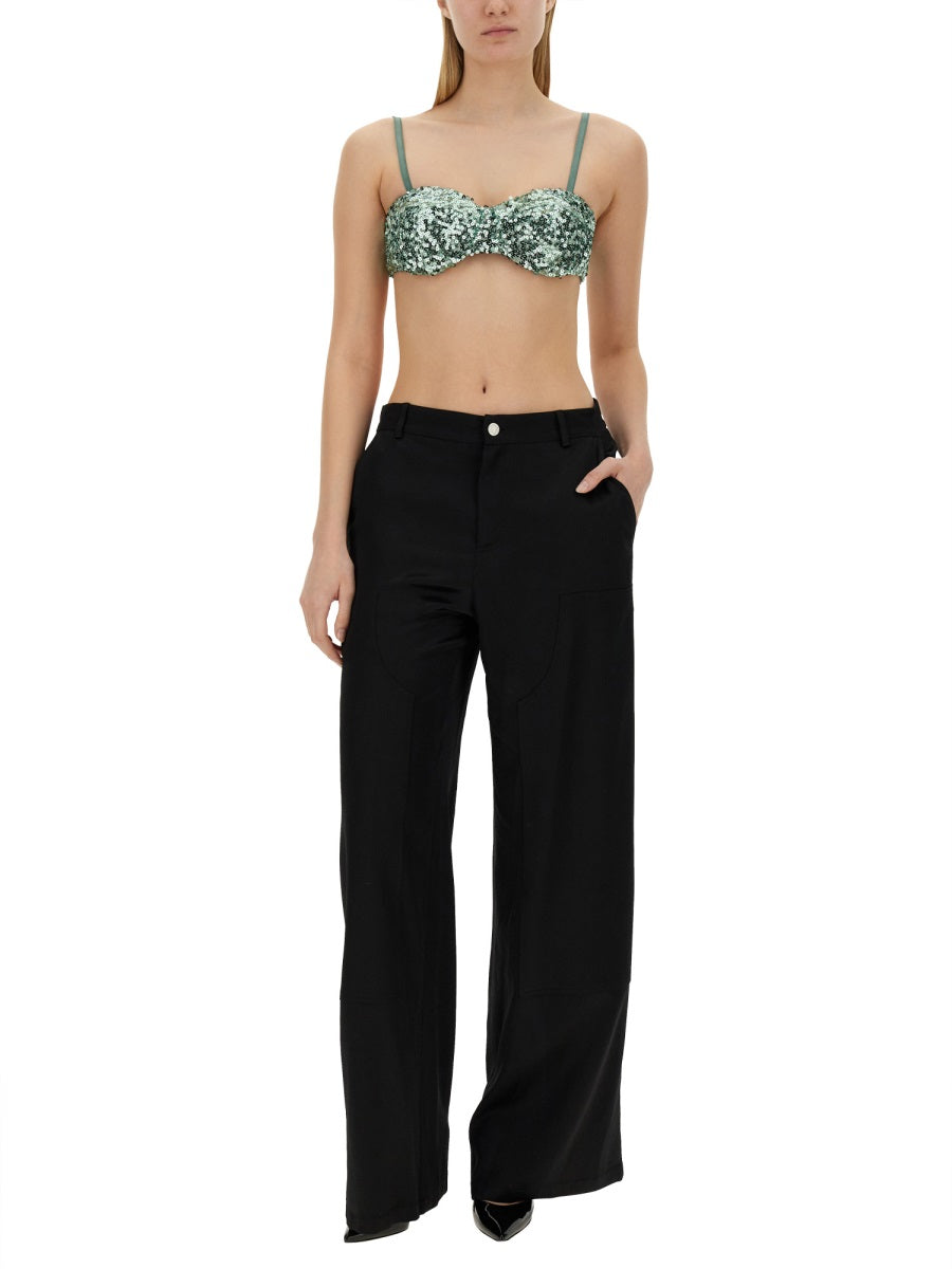 Moschino Jeans Tops - White, Light Blue | Wanan Luxury