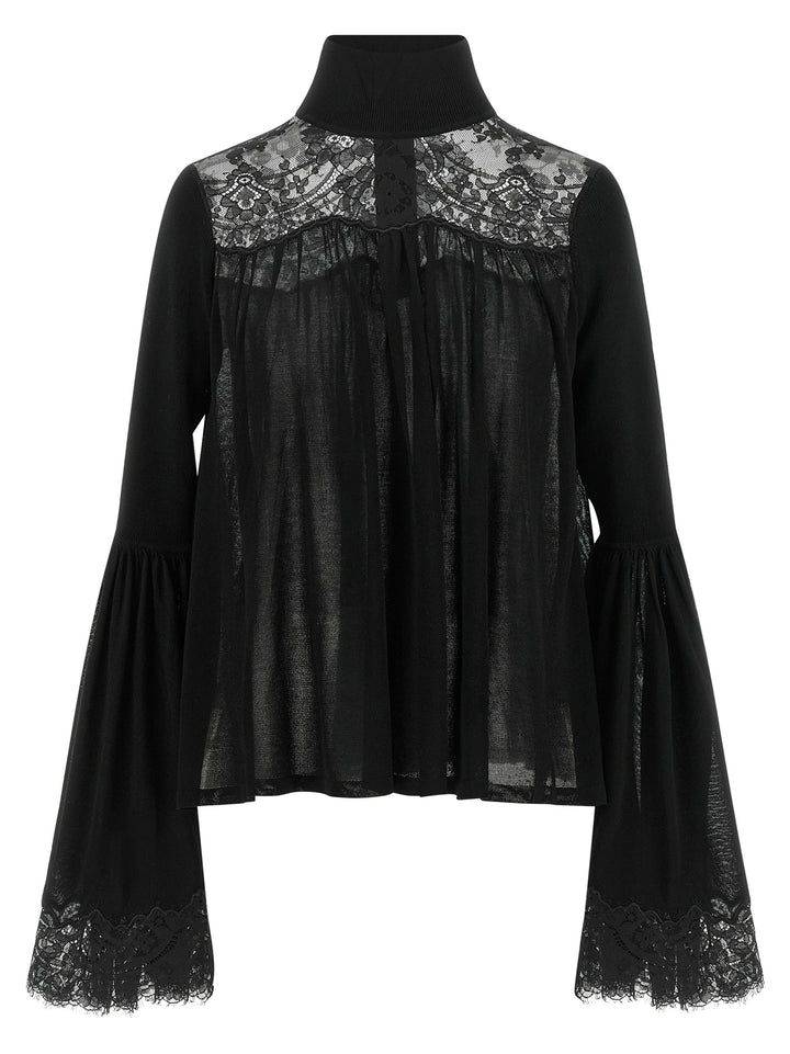 Zimmermann Valiant Shirt and Blouse - Black | 800b5a96a577455eca1c9014671b7f58971778b1