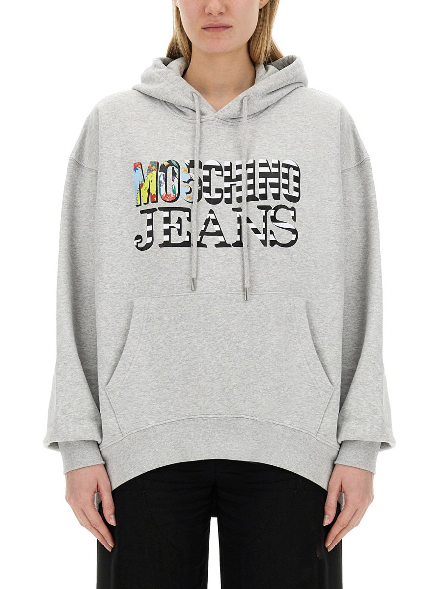 Moschino Jeans Sweatshirts - Grey | f7a260aa20cea23a7777390b09210b924f48980e