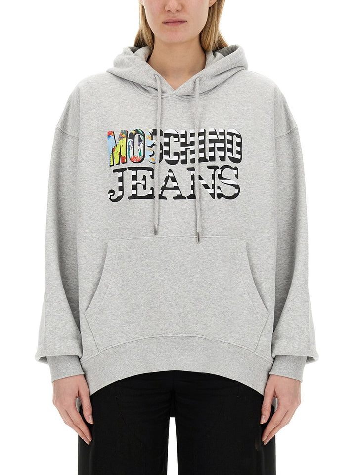 Moschino Jeans Sweatshirts - Grey | f7a260aa20cea23a7777390b09210b924f48980e