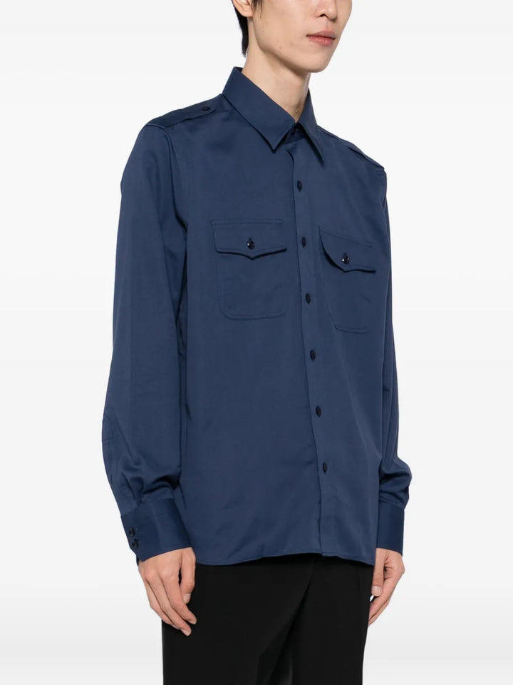 Tom Ford SHIRT - Blue | 5d8f852c571feab9b3677fa340bba581eca25832