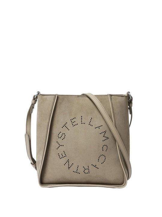 Alter Suede Shoulder Bag With Piping Details