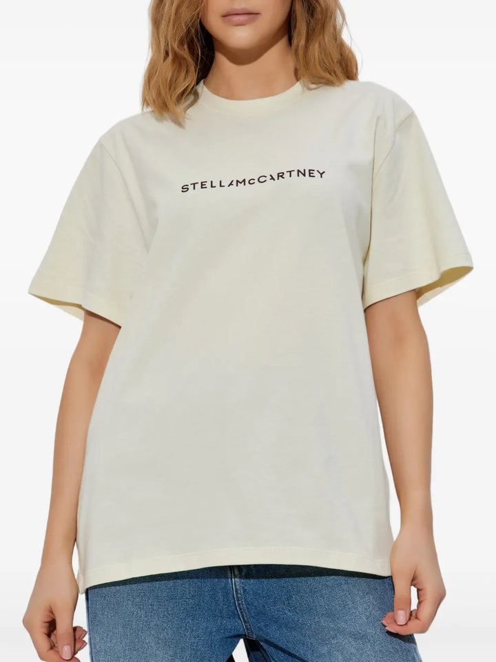 Stella Mccartney T-shirts - Nude & Neutrals | a17d5ff1a8f2faa80e518693673e055069a14931