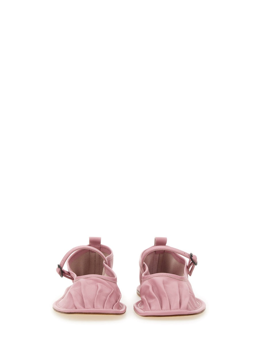 Hereu Flat Shoes - Pink | Wanan Luxury