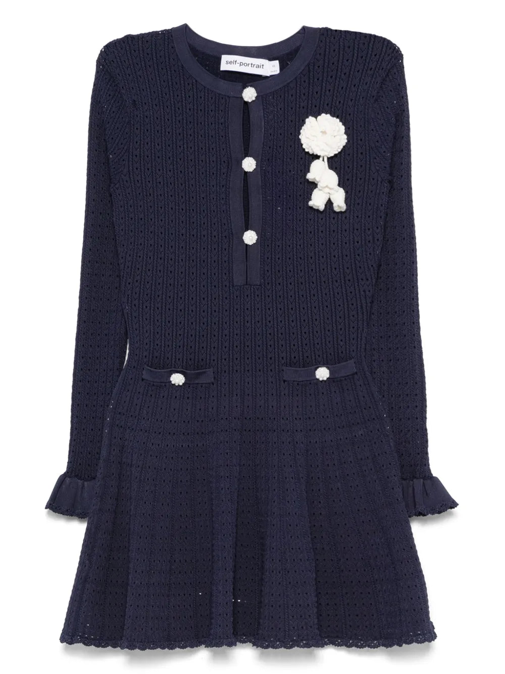 Self-Portrait DRESS - Blue | 47c08f895ab6dc6a53d31c733f8949ae0ae28574