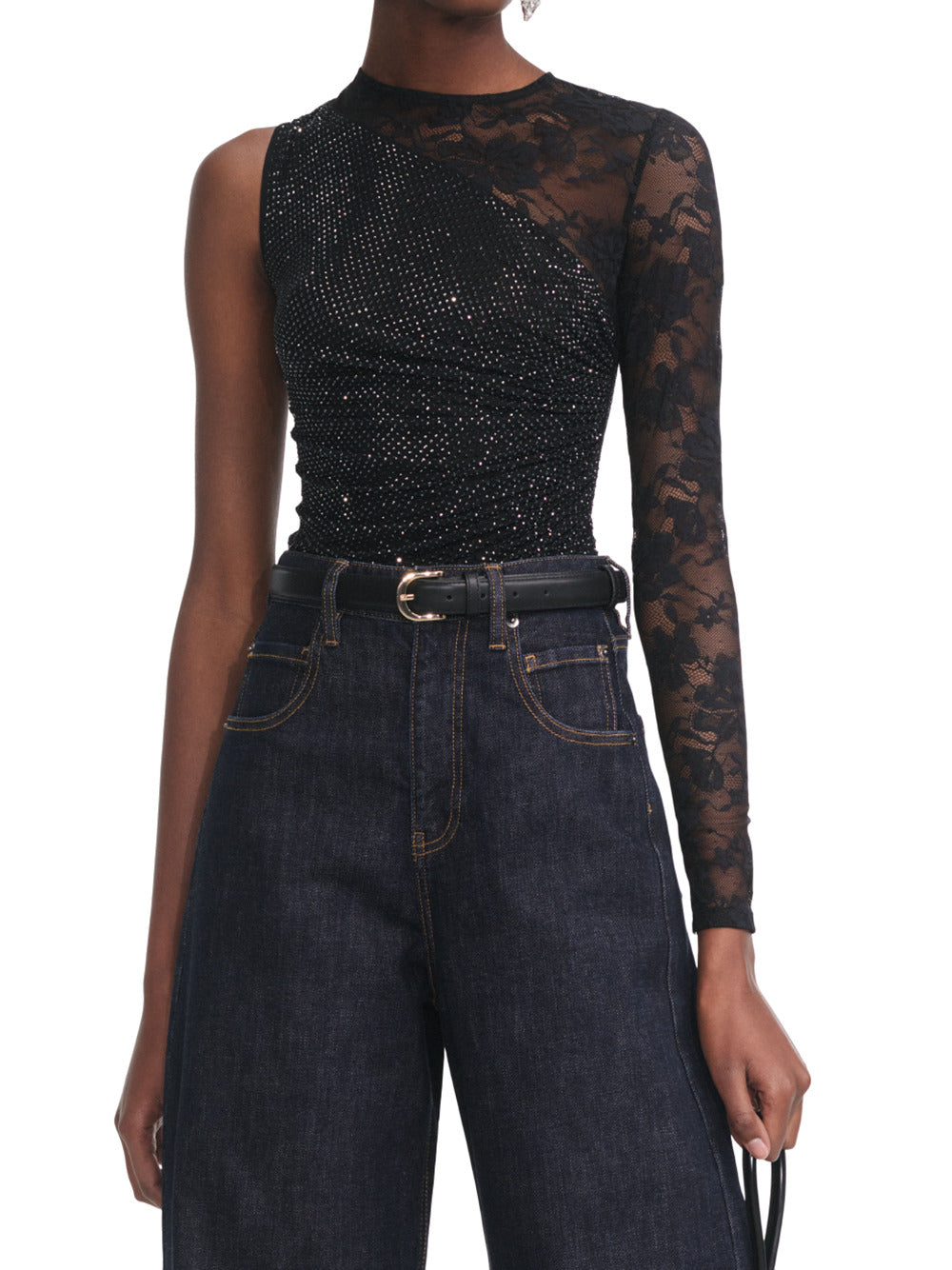 Self-Portrait TOP - Black | a590592d44b309d8cdfeef9a69dedf3b5f775e41