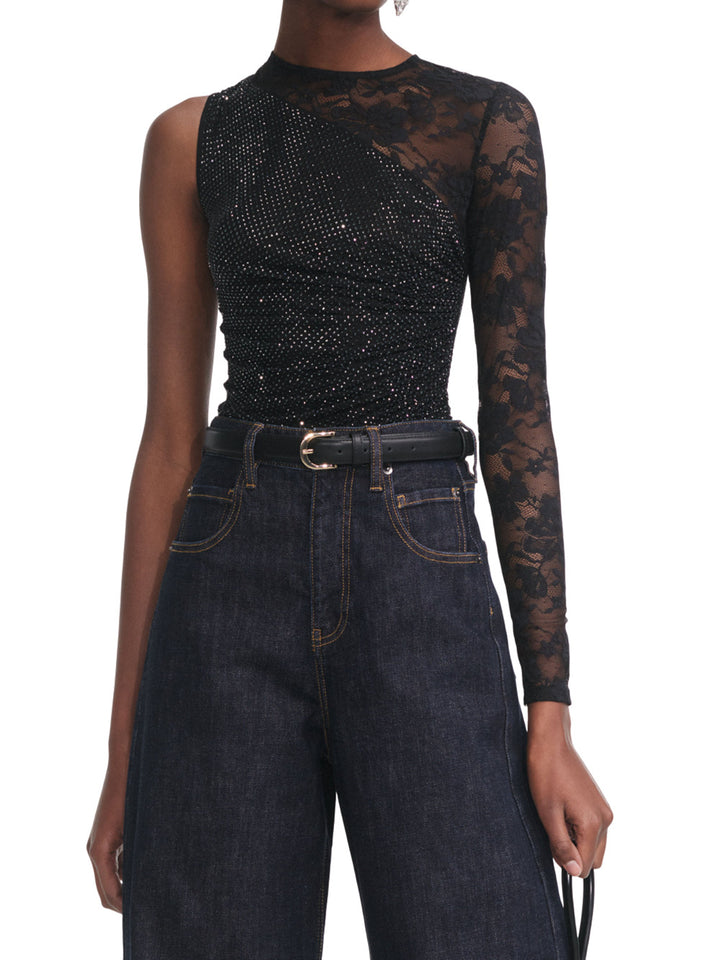 Self-Portrait TOP - Black | a590592d44b309d8cdfeef9a69dedf3b5f775e41