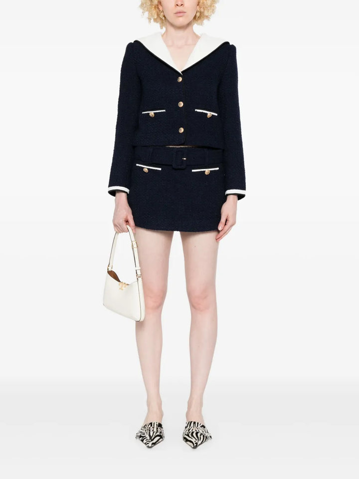 Self-Portrait SKIRT - Blue | f2bb3426998385eb43400914bbc54ddedadc53db