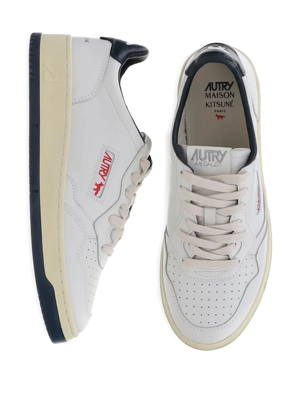 Autry X Maison KitsunÈ SHOES - White | 75c133f866fee492f3388429f9f091e9963ffaae